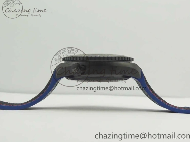 0318 BestValue Planet Ocean 45.5mm ETNZ “Deep Black” Real Ceramic VSF 1:1 Best Edition on Black Nylon Strap A8906 Super Clone 7978